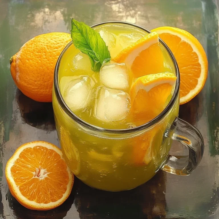 Iced Orange Ginger Green Tea