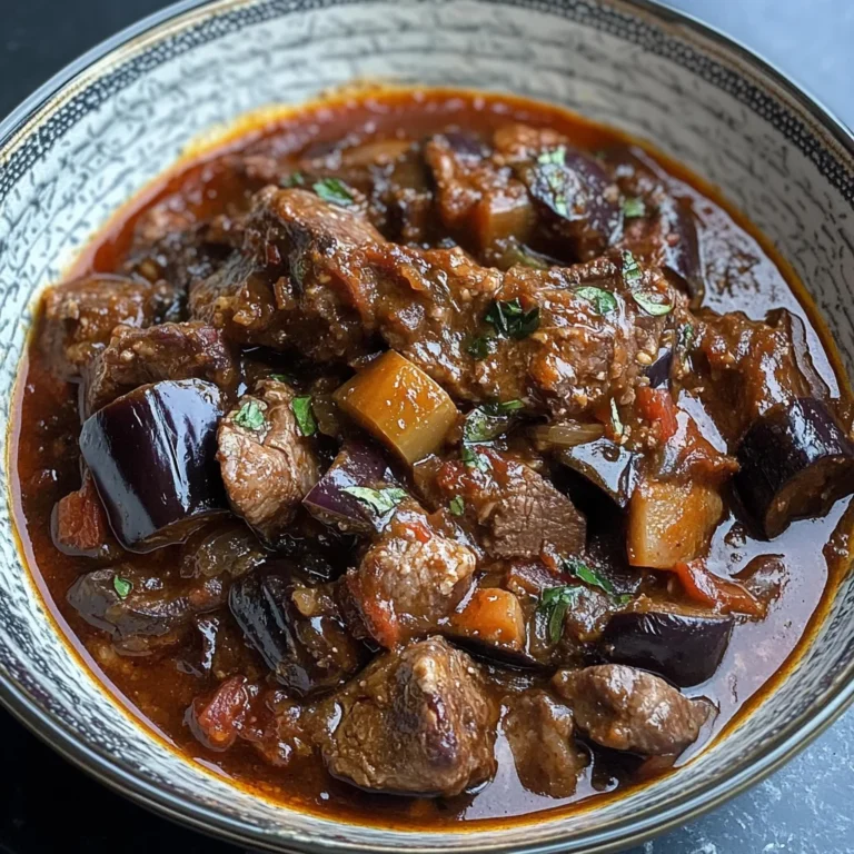 Lamb Stew with Eggplant