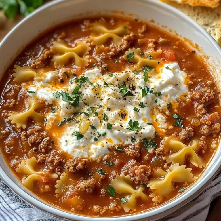 Lasagna soup Recipe