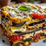 Layered Mediterranean Vegetable Lasagna with Creamy Ricotta
