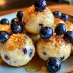Lemon Blueberry Cottage Cheese Protein Bites