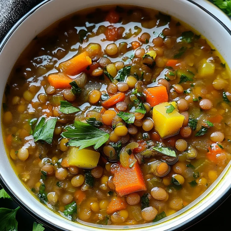 Mediterranean Lentil Soup