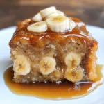 Sticky Banana Bread Pudding Cake