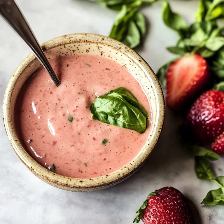 Strawberry Basil Dressing