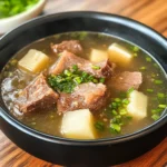 Taiwanese beef Rib and Daikon Soup