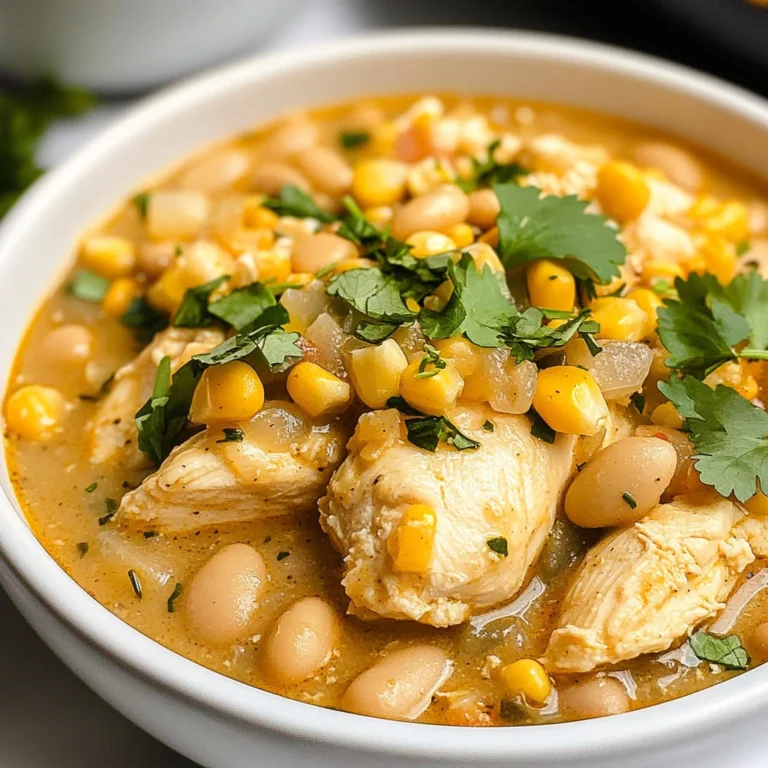 White Bean Chicken Chili Recipe