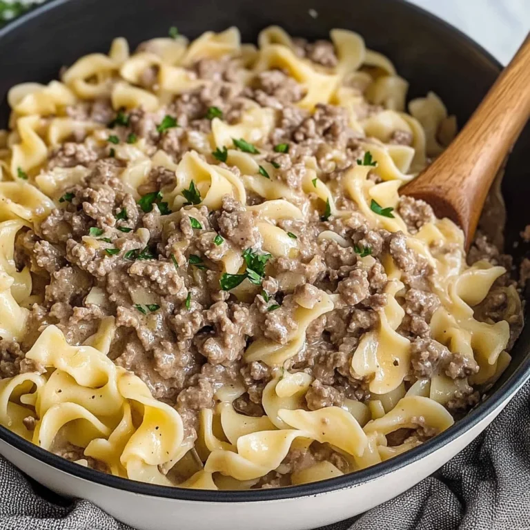30-Minute Ground Beef Stroganoff