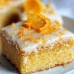 BEST Orange Drizzle Traybake Cake