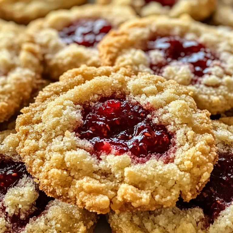 Buttery Raspberry Crumble Cookies – Irresistible Treat