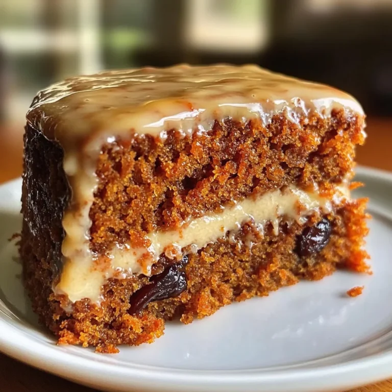 Carrot Date Spice Cake