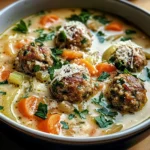 Creamy Italian Meatball Soup Recipe
