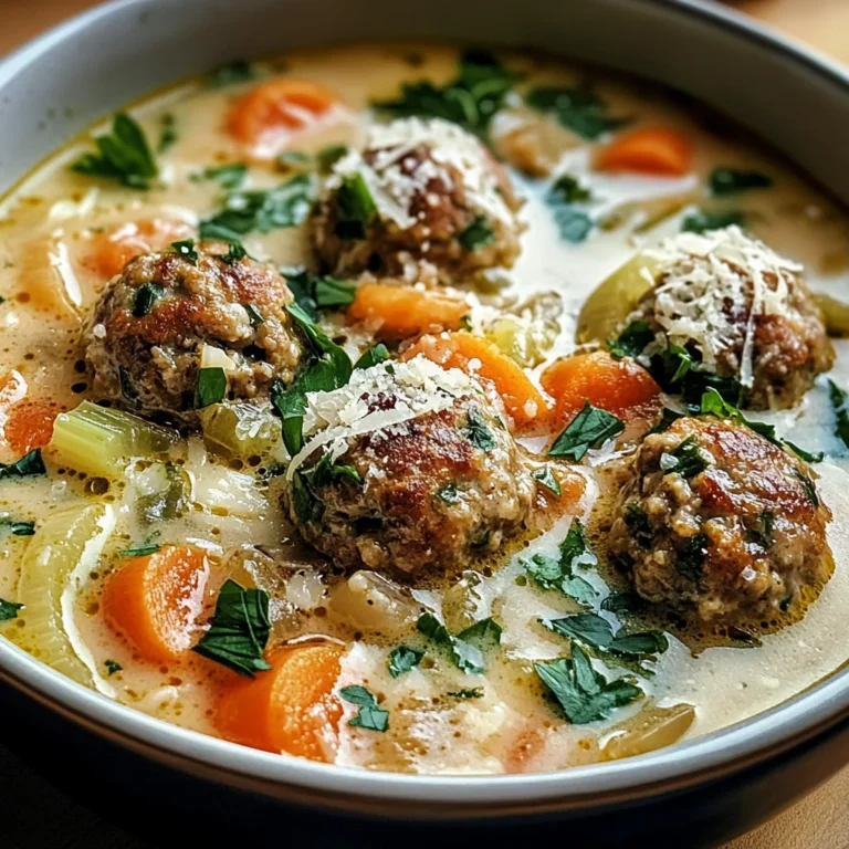 Creamy Italian Meatball Soup Recipe