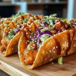 Crispy Chicken Wonton Tacos