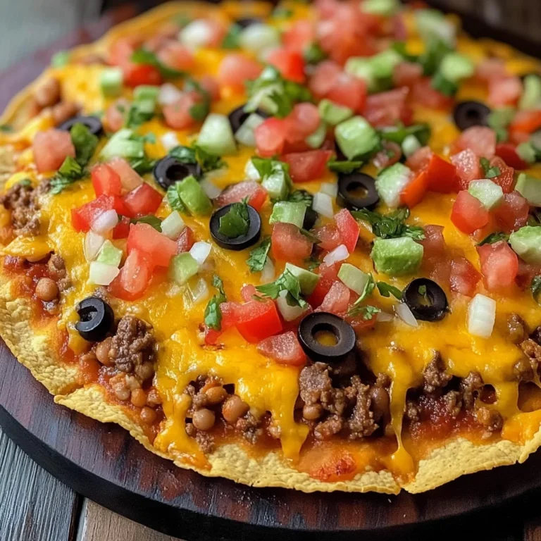 Crispy Mexican Pizza with Seasoned Beef and Refried Beans Recipe