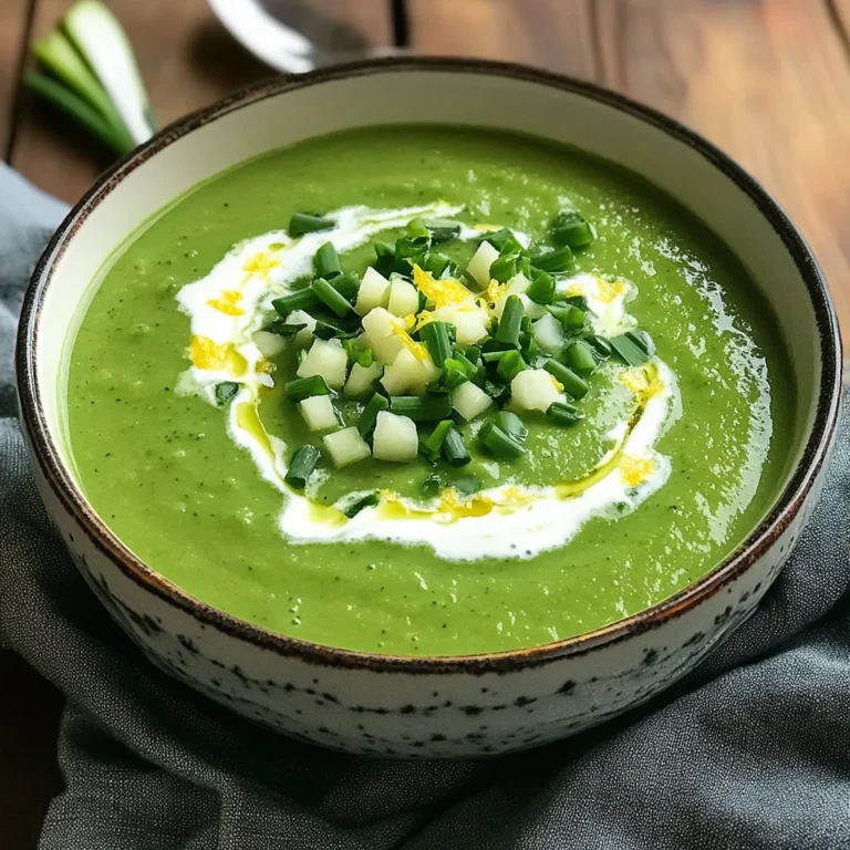 Delicious Spinach Zucchini Soup