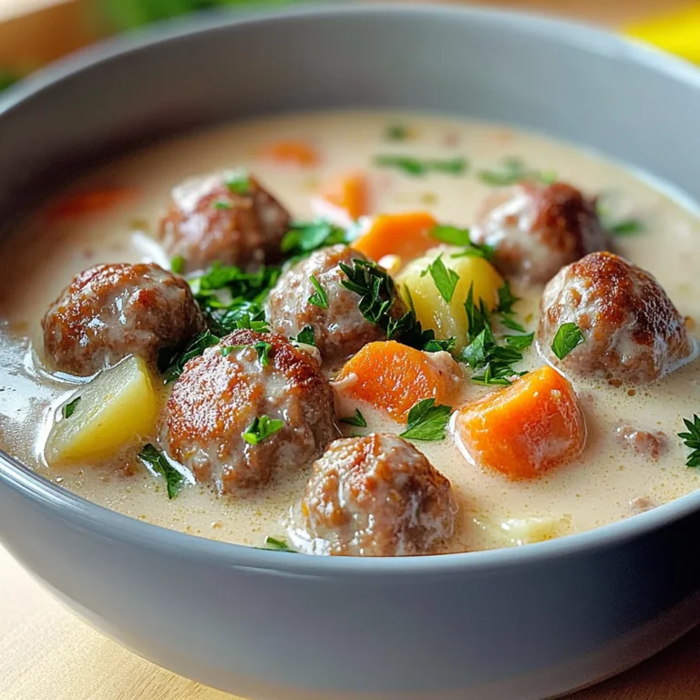 Delicious Swedish Meatball Soup Recipe