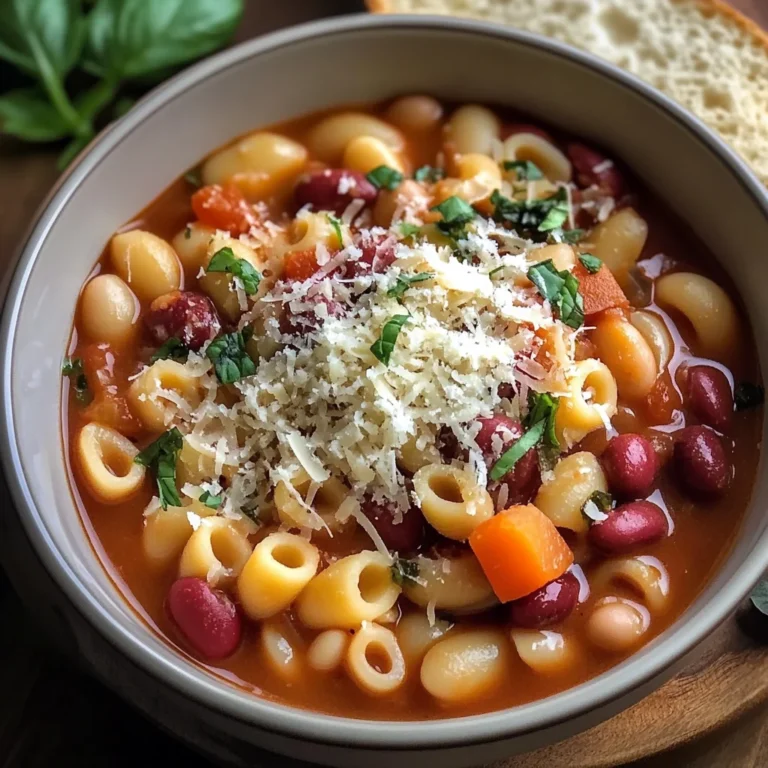 Hearty Pasta Fagioli Recipe