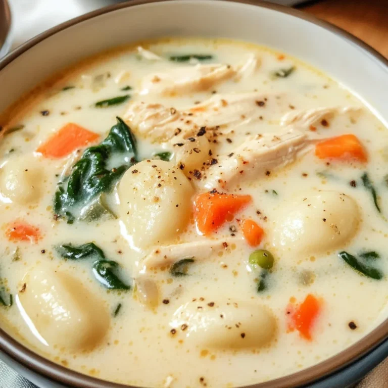 Homemade Olive Garden Chicken Gnocchi Soup Recipe