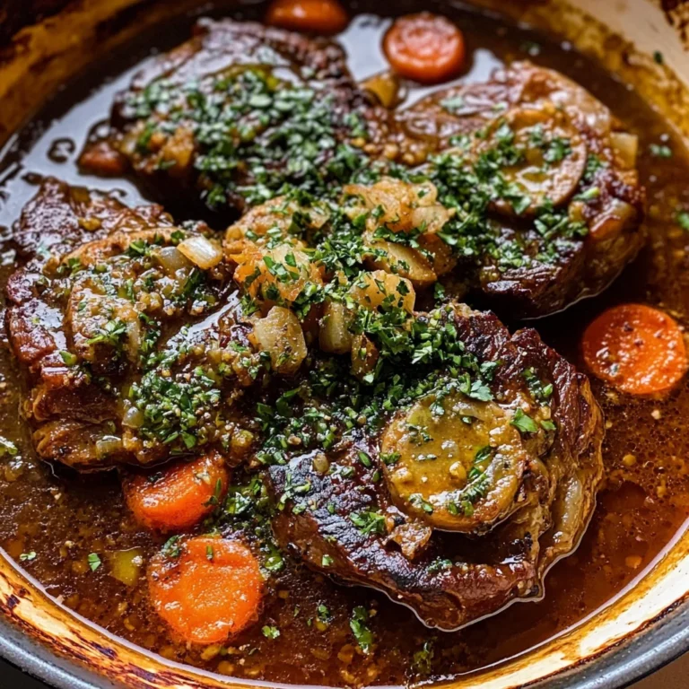 Melt-in-Your-Mouth Slowly Braised Beef Osso Buco Delight