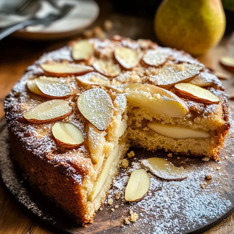 Pear and Almond Cake