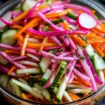 Quick Fridge Pickled Vegetables