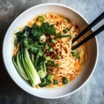 Quick Spicy Coconut Noodles