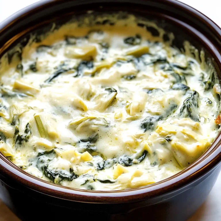 Slow Cooker Spinach Artichoke Dip