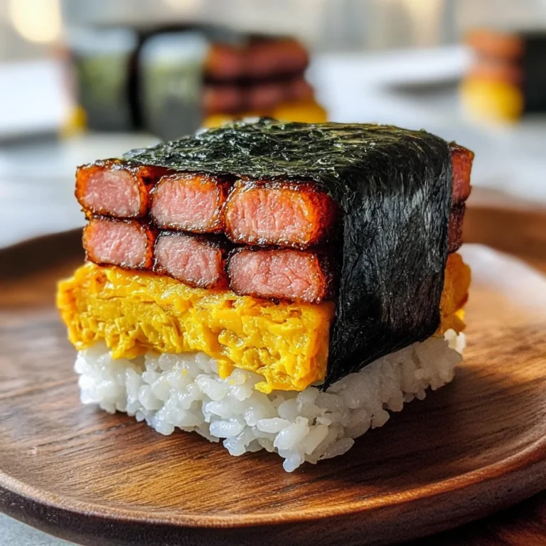 Spam Musubi with Egg