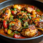 Spanish smoked paprika chicken