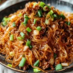 Stir Fried Vermicelli with beef (Ma Yi Shang Shu, 蚂蚁上树)