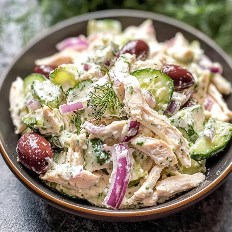 Tzatziki Chicken Salad
