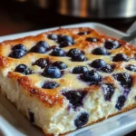 Blueberry Cottage Cheese Breakfast Bake