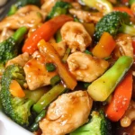 Chicken with Mixed Vegetable Stir Fry