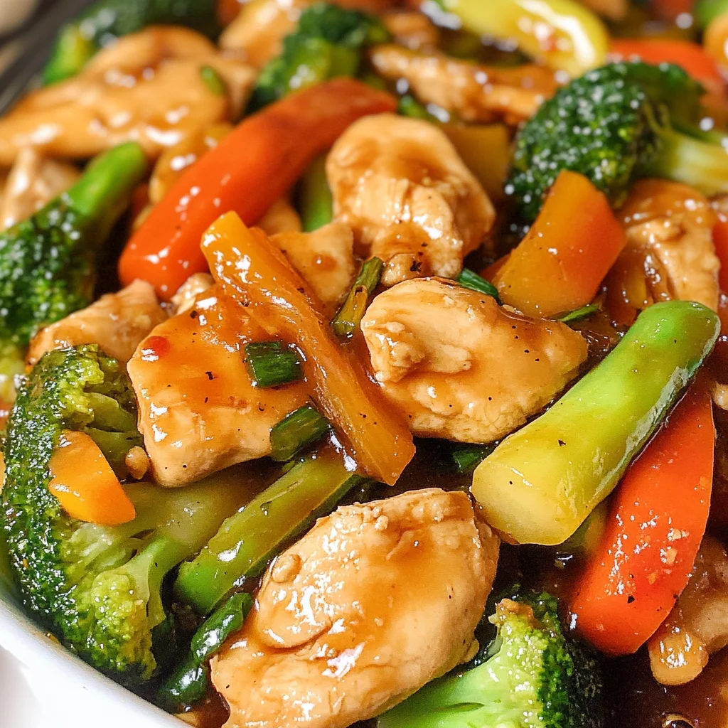 Chicken with Mixed Vegetable Stir Fry