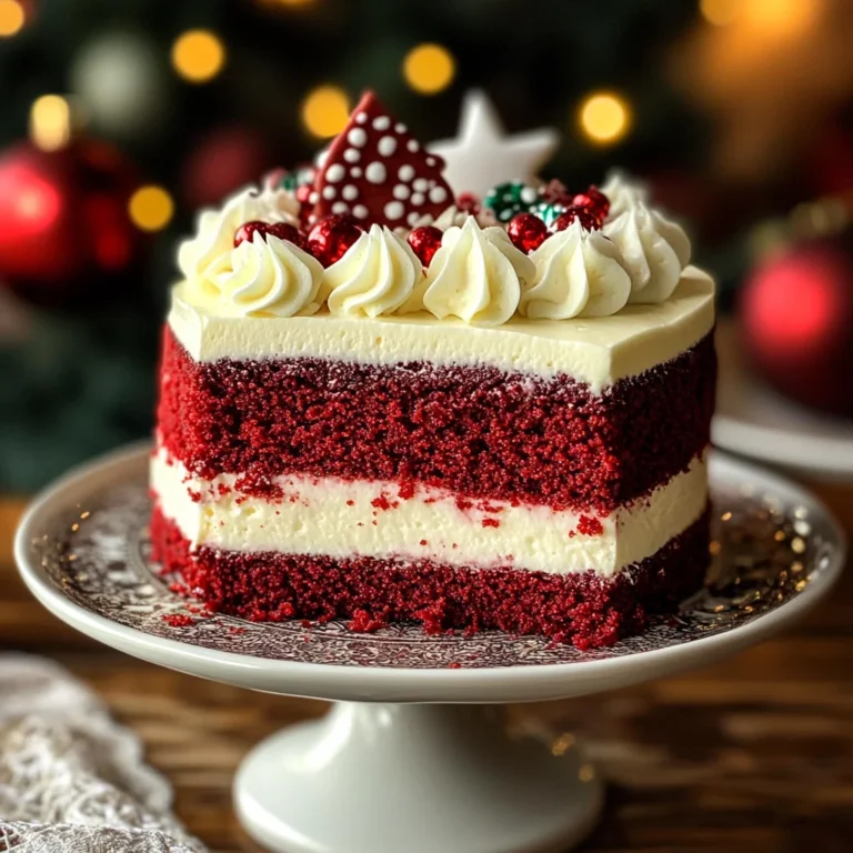 Christmas Red Velvet Cheesecake Recipe