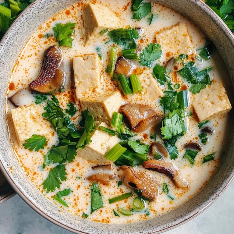 Coconut Tofu Soup