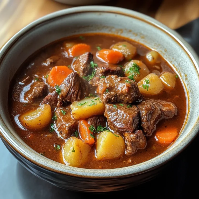 Comforting Crockpot Beef Stew