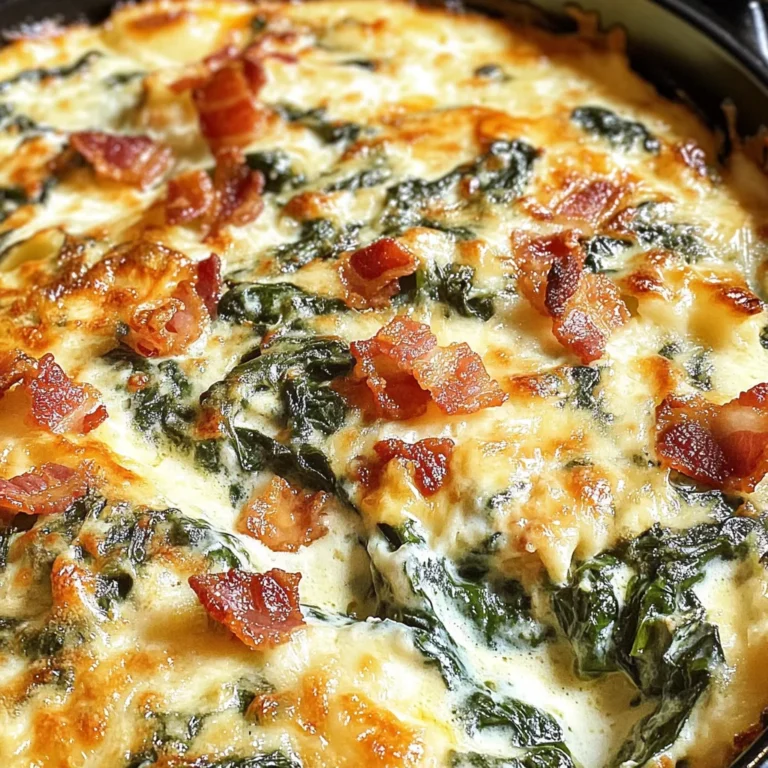 Creamed Spinach Bake