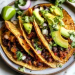 Crispy Sheet Pan Black Bean Tacos (Vegetarian)