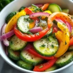 Cucumber Sweet Pepper Salad