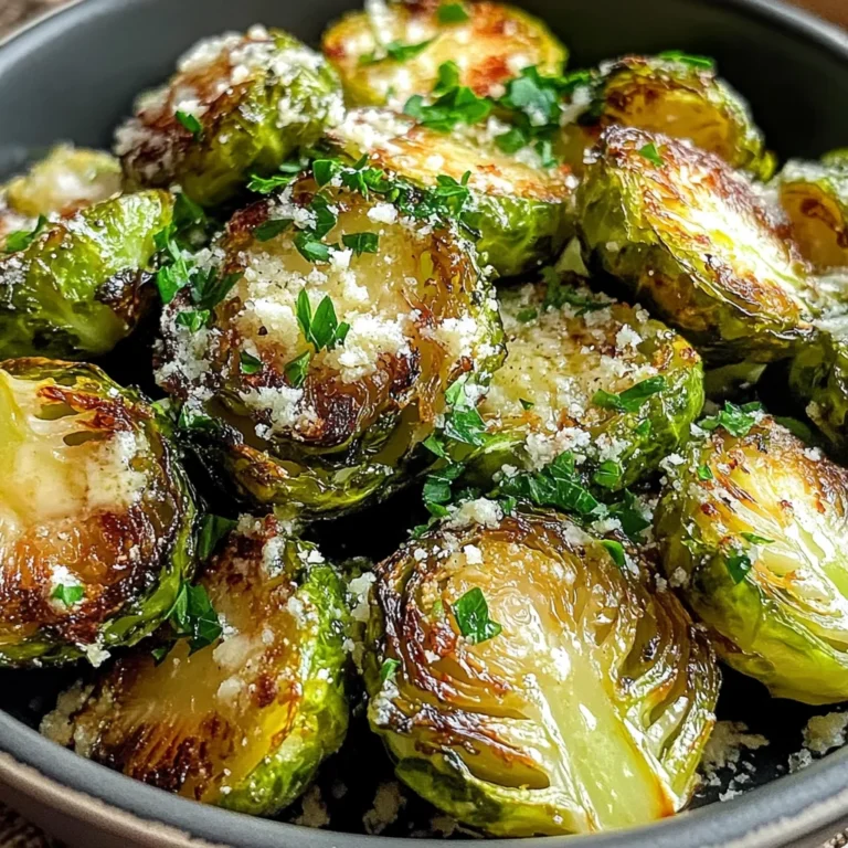 Delicious Garlic Butter Roasted Brussels Sprouts: A Flavorful Side Dish Recipe