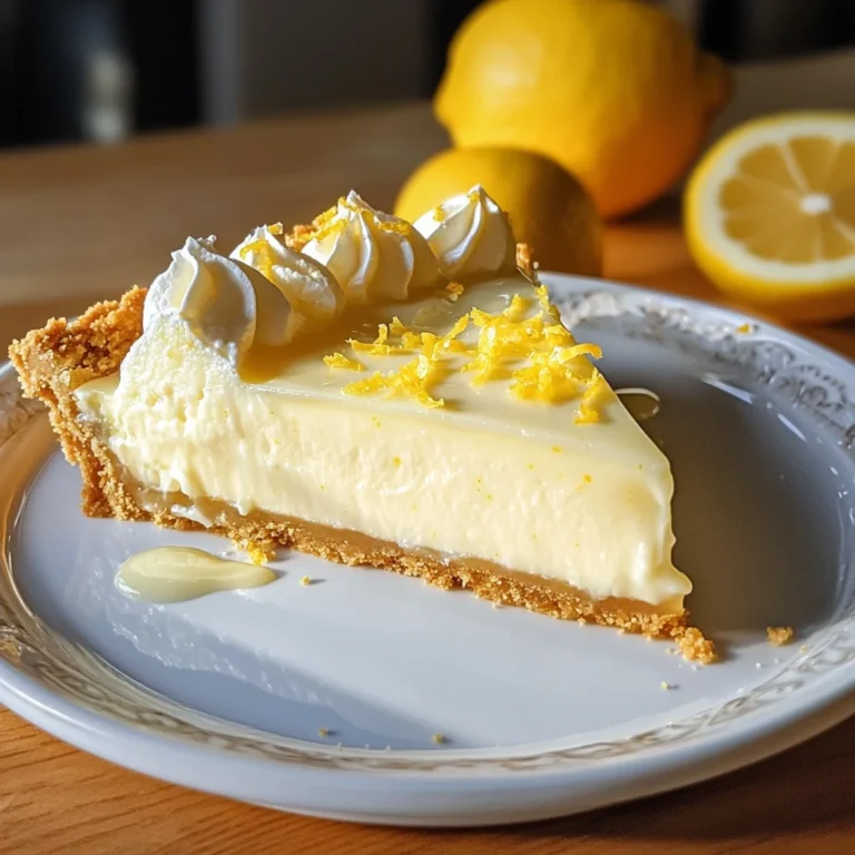 Deliciously Zesty Lemon Icebox Pie Made Easy at Home