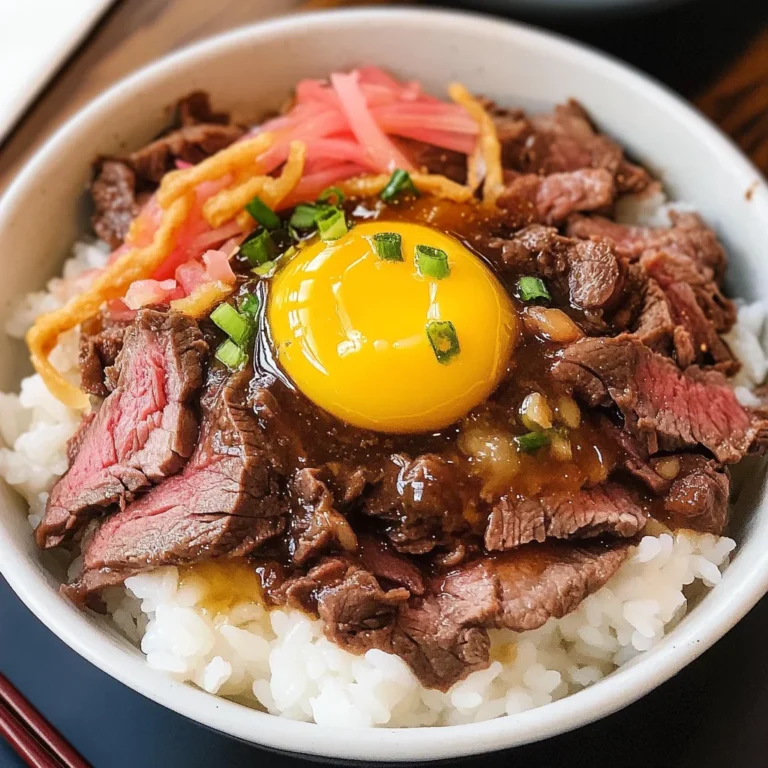 Gyudon (Japanese Beef Bowl)