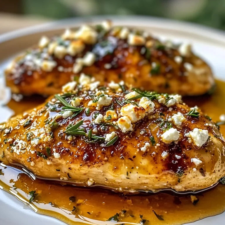 Hot Honey Infused Feta Chicken