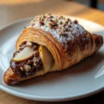 Irresistible Pear Chocolate Hazelnut Croissant Recipe