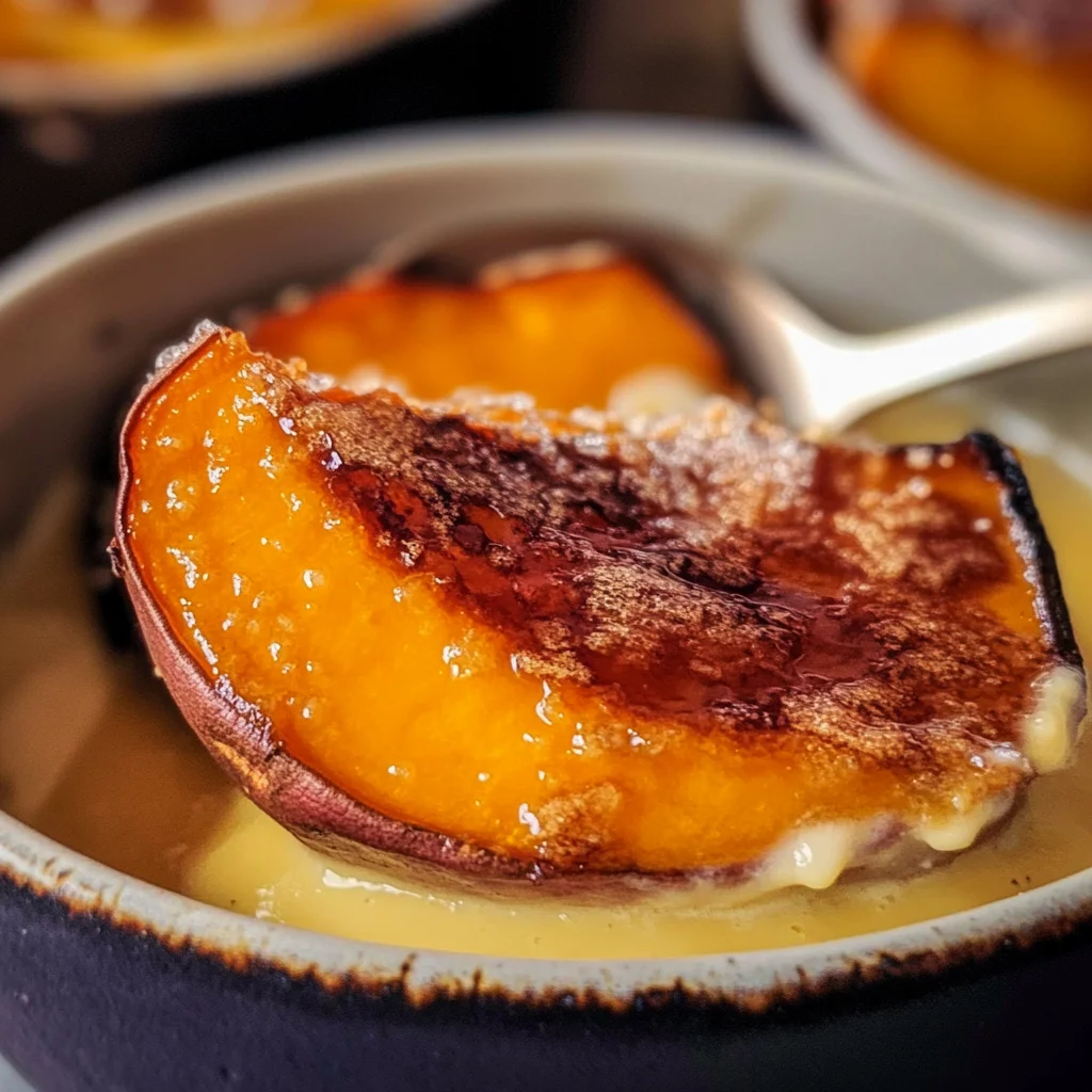 Japanese Sweet Potato Crème Brûlée