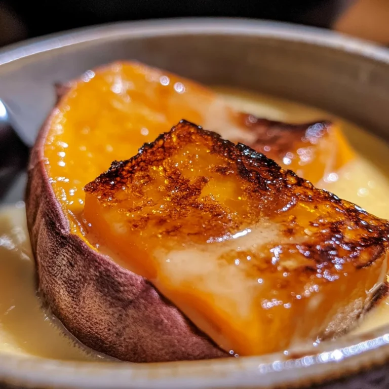 Japanese Sweet Potato Crème Brûlée