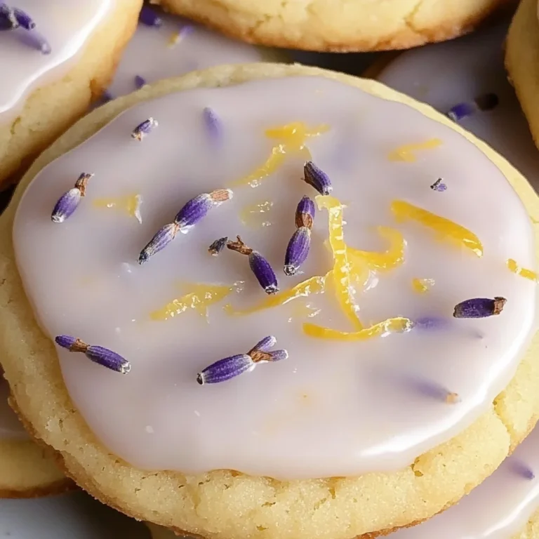 Lemon Lavender Cookie Recipe
