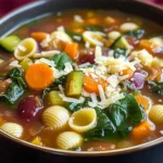 Olive Garden Copycat Minestrone Soup {Slow Cooker}