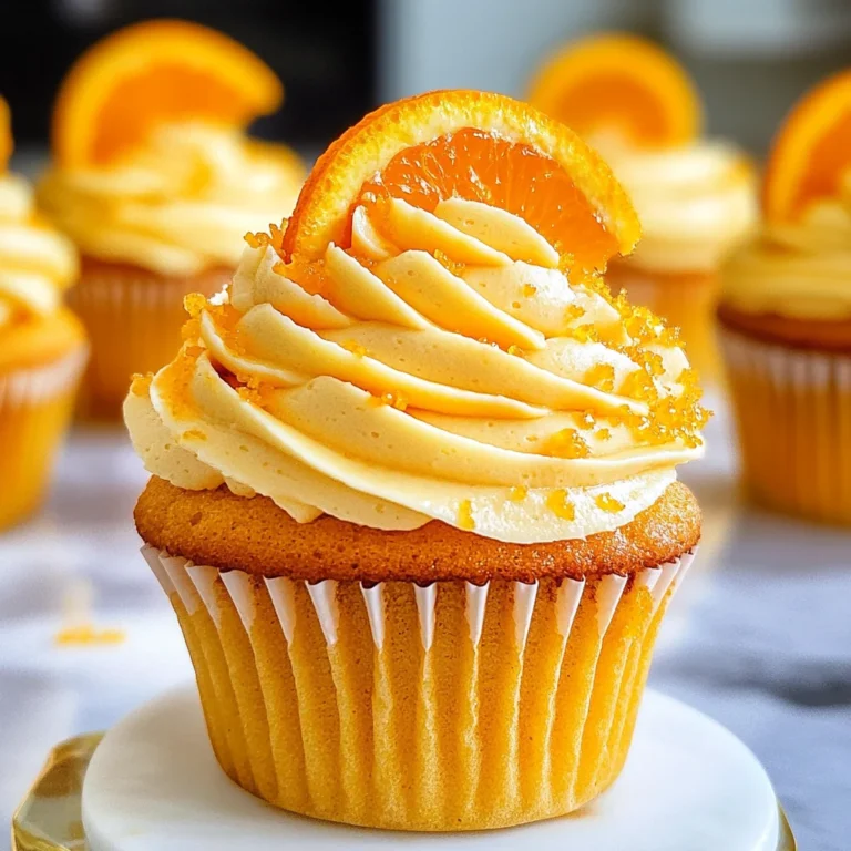 Orange Cupcakes